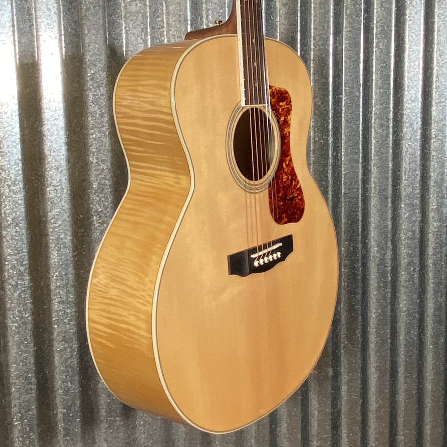 Guild F-250E Deluxe Jumbo Acoustic Electric Guitar & Case #5070 Used