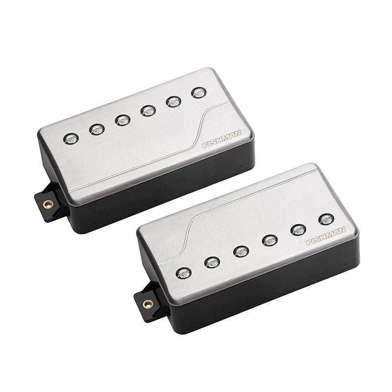 Fishman Fluence Classic Humbucker 6 String Pickup Set Brushed Stainless