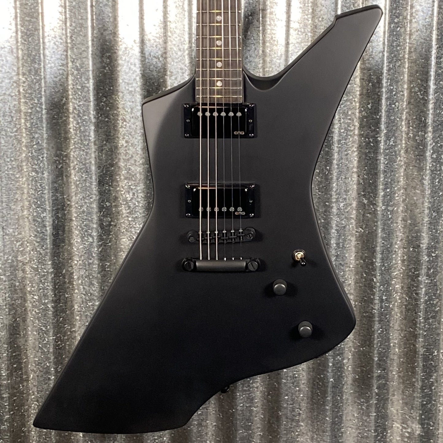 ESP LTD Snakebyte James Hetfield Black Satin Guitar & Case SNAKEBYTEBLKS #1082 Used
