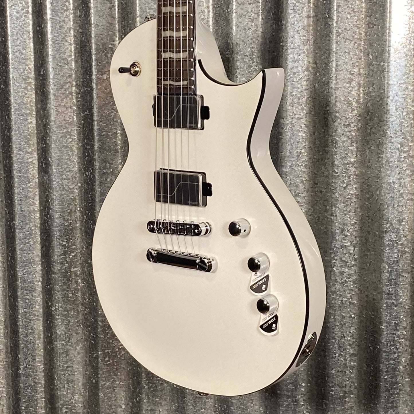 ESP LTD EC-1000 Pearl White Guitar EC1000PW #1132 Used