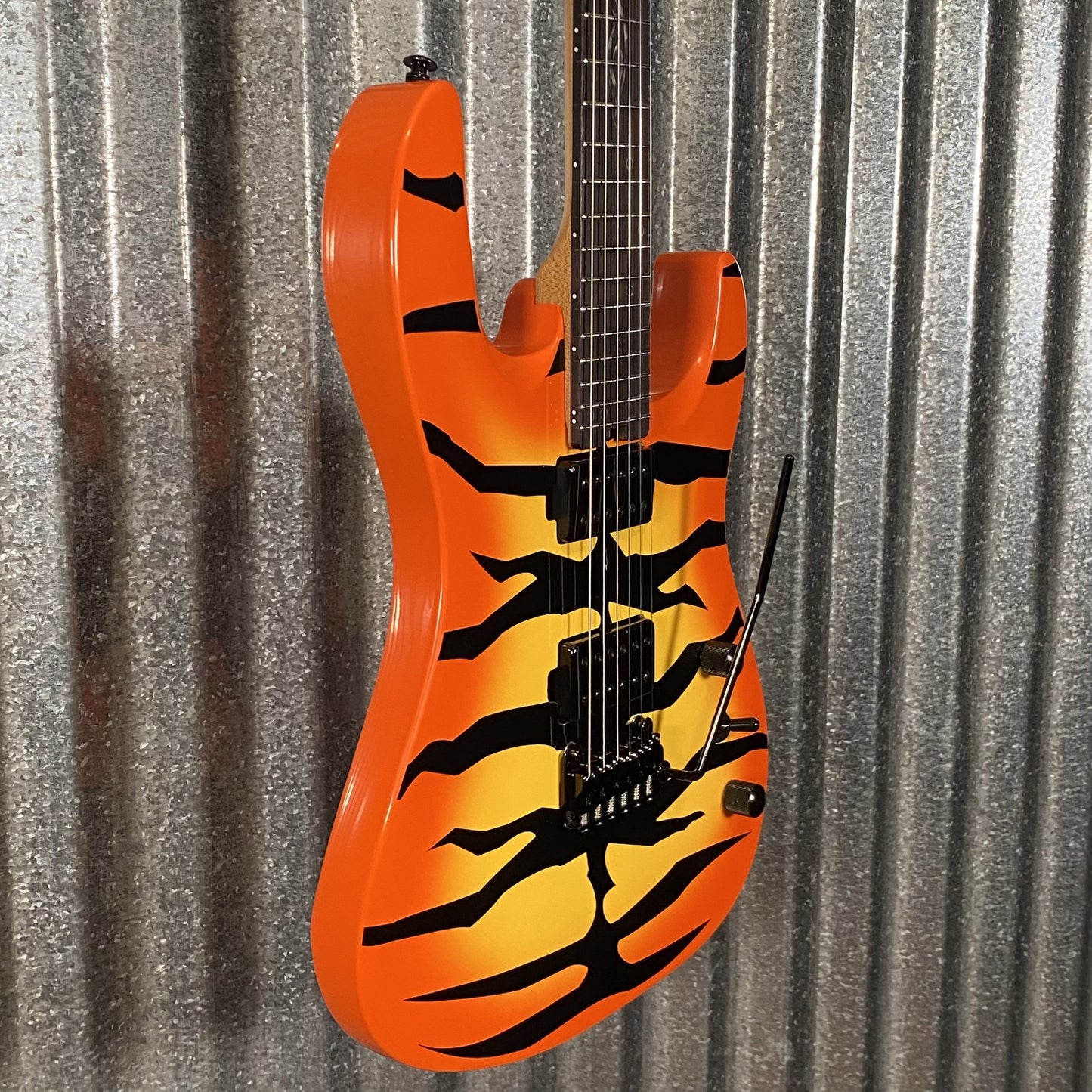 Westcreek Guitars Aetheris Superstrat Yellow Tiger Guitar #0042 Used