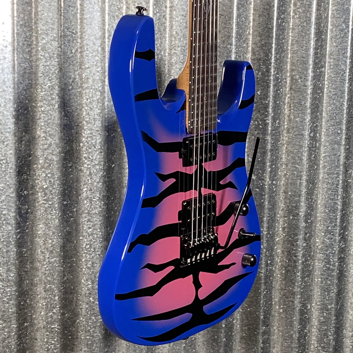 Westcreek Guitars Aetheris Superstrat Blue Tiger Guitar #0167 Used