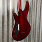 ESP LTD H3-1000 Quilt Top See Thru Black Cherry H31000QMSTBC #1267 Used