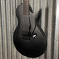 ESP LTD EC FR Black Metal Floyd Rose Black Satin Guitar & Case #1354 Used