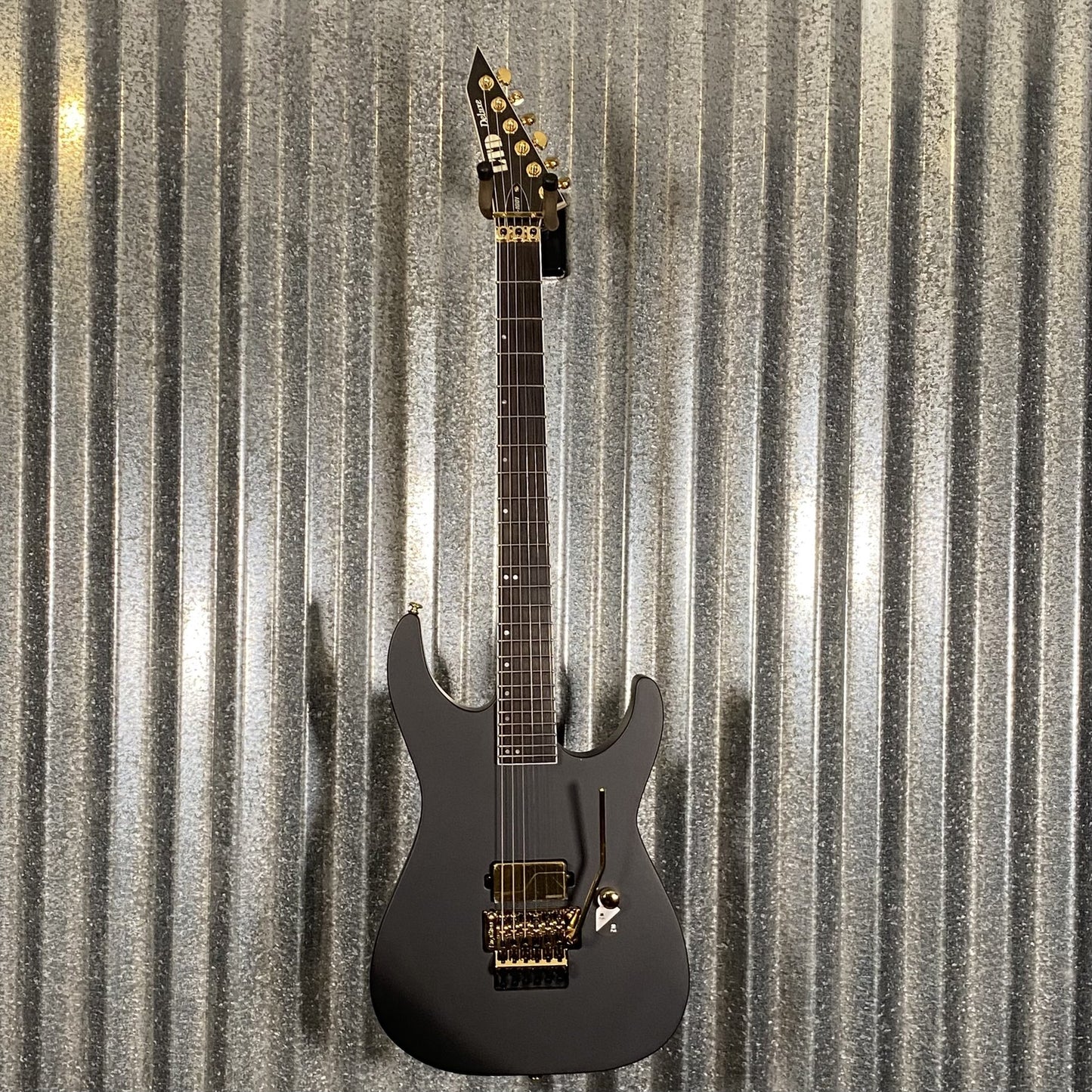 ESP LTD M-1001 Charcoal Metallic Satin Guitar & Case #2046 Used