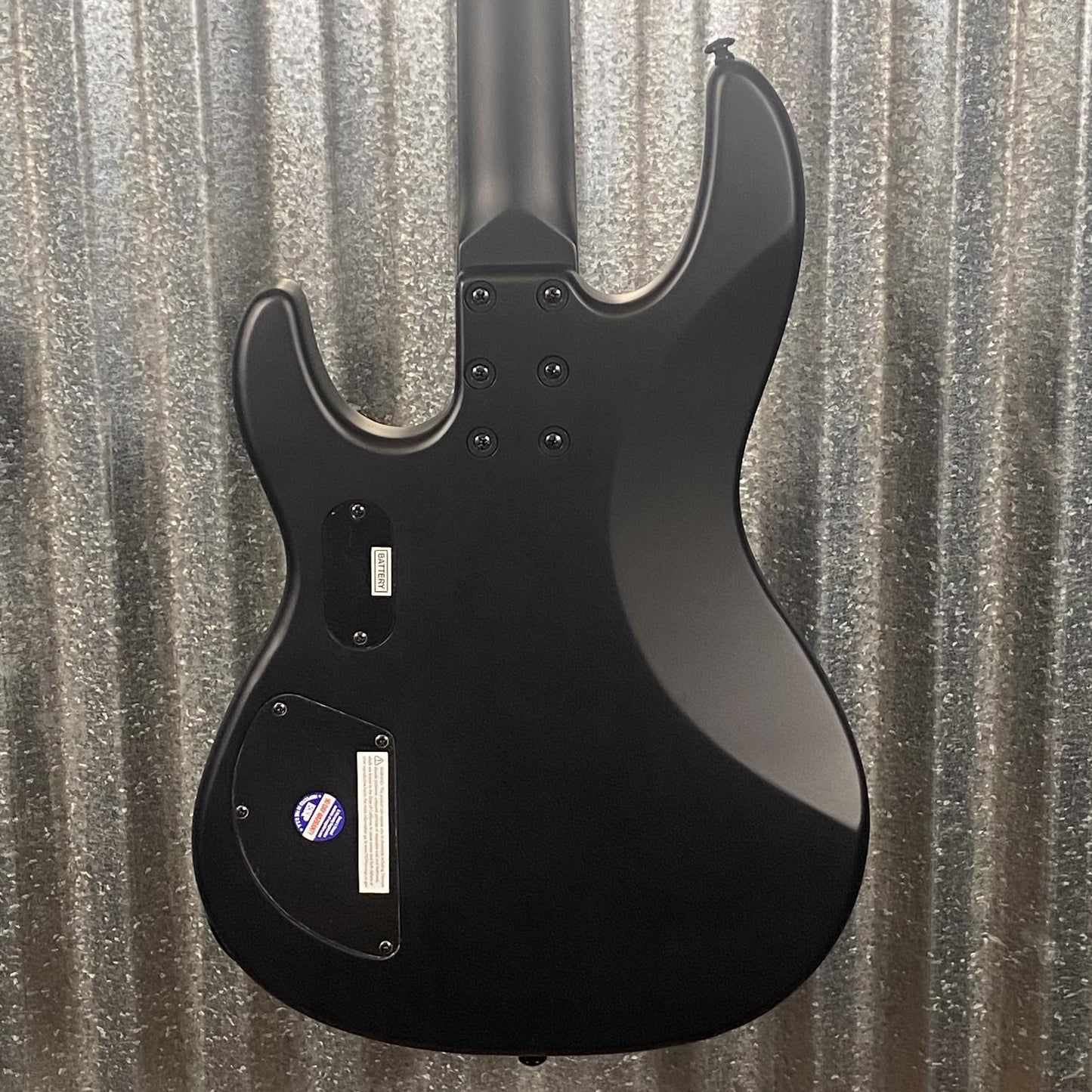 ESP LTD AP-4 Black Metal 4 String Bass AP4BKMBLKS #0591 Used