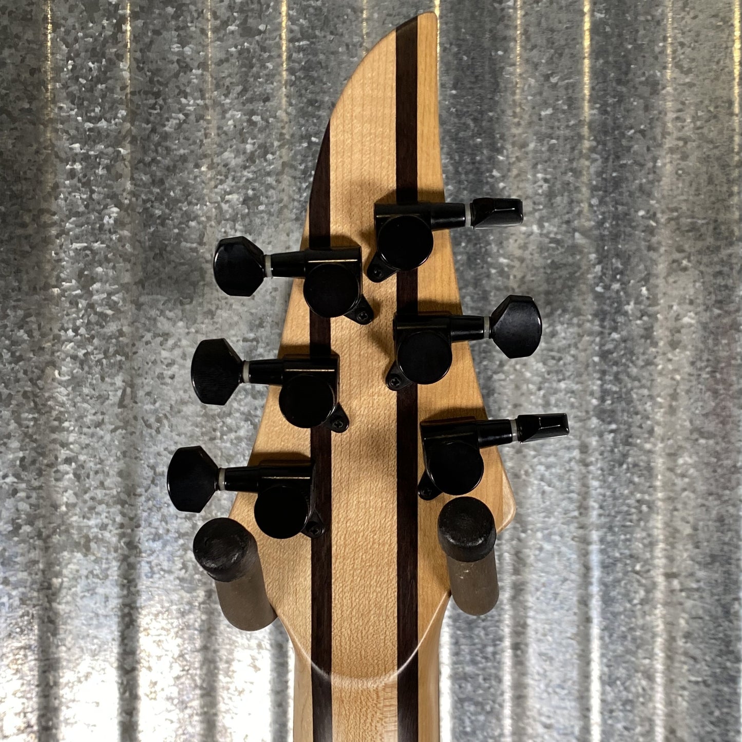 ST Guitars Metal Rooted Spalted Green Bolt On Hard Tail Guitar #60001 Used