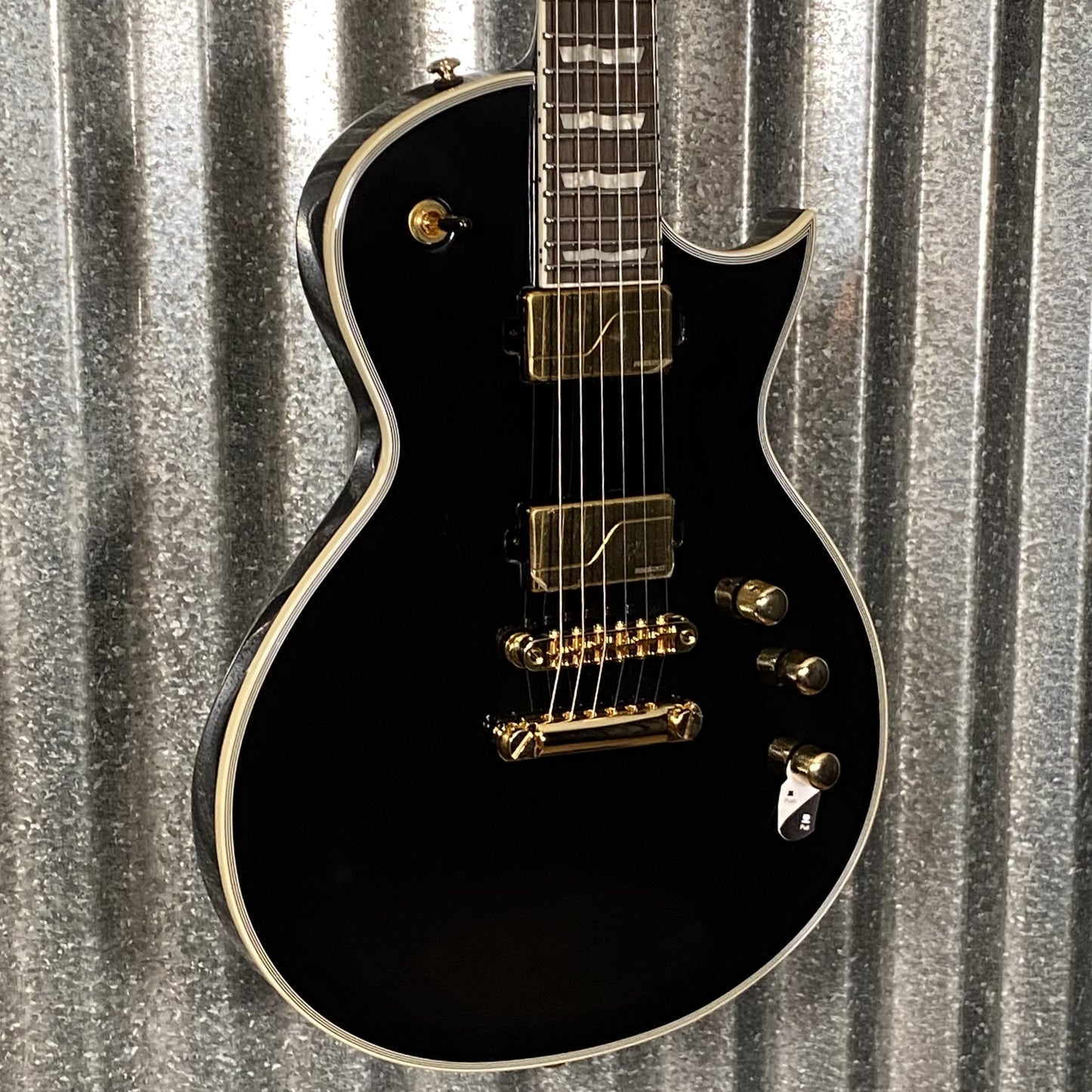 ESP LTD EC-1000 Fluence Black Guitar EC1000BLKF & Case #0085 Used