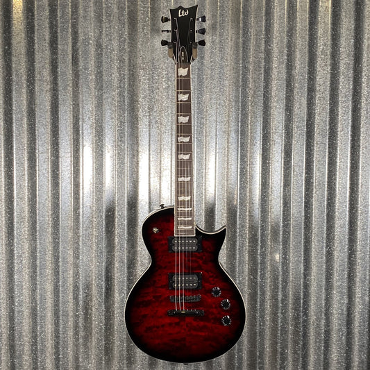 ESP LTD EC-256 Quilt Top See Thru Black Cherry Sunburst Guitar EC256QMSTBC #0629 Used