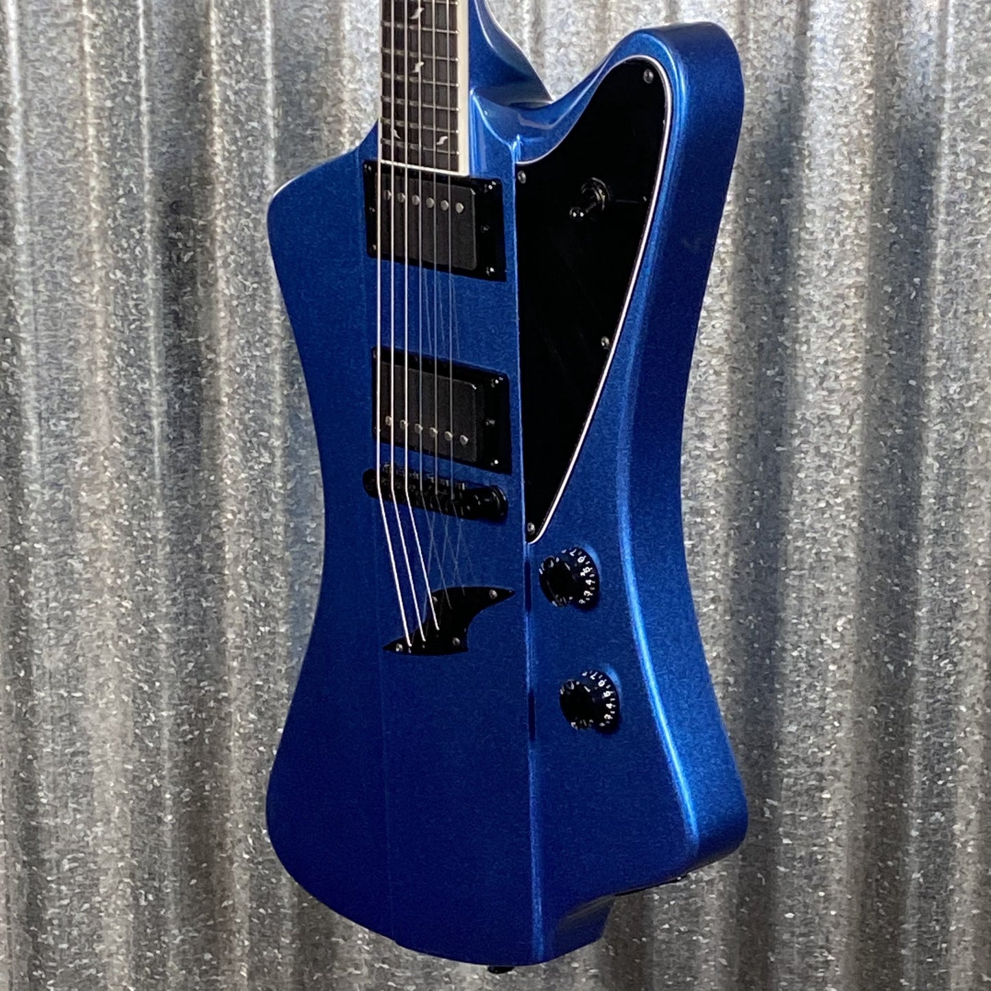 Westcreek Guitars Mirage T Bird Style Dual Humbucker Guitar Blue #0146 Used