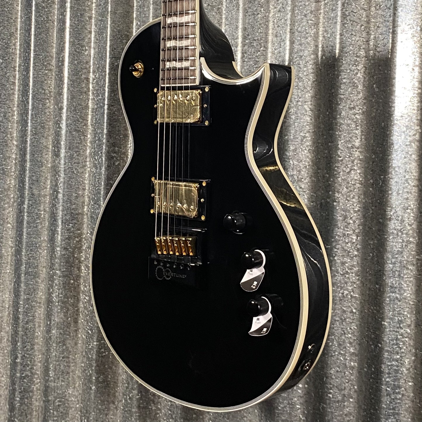 ESP LTD EC-1000T CMT Evertune Black Guitar EC1000TCTMETBLK #2223 Used