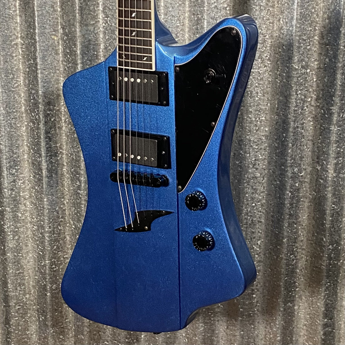 Westcreek Guitars Mirage T Bird Style Dual Humbucker Guitar Blue #0009 Used