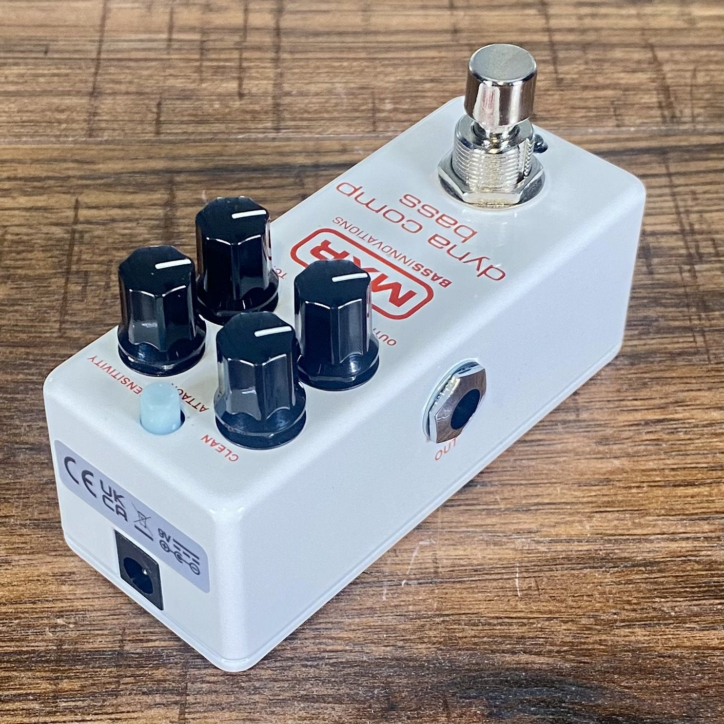 Dunlop MXR M282 Dyna Comp Bass Mini Compressor Effect Pedal B Stock