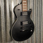 ESP LTD EC-257 7 String Black Satin Guitar & Case EC257BLKS #0360  Used