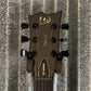 ESP LTD EC-1000 Baritone Charcoal Metallic Satin Guitar EC1000BCHMS #0723 Used