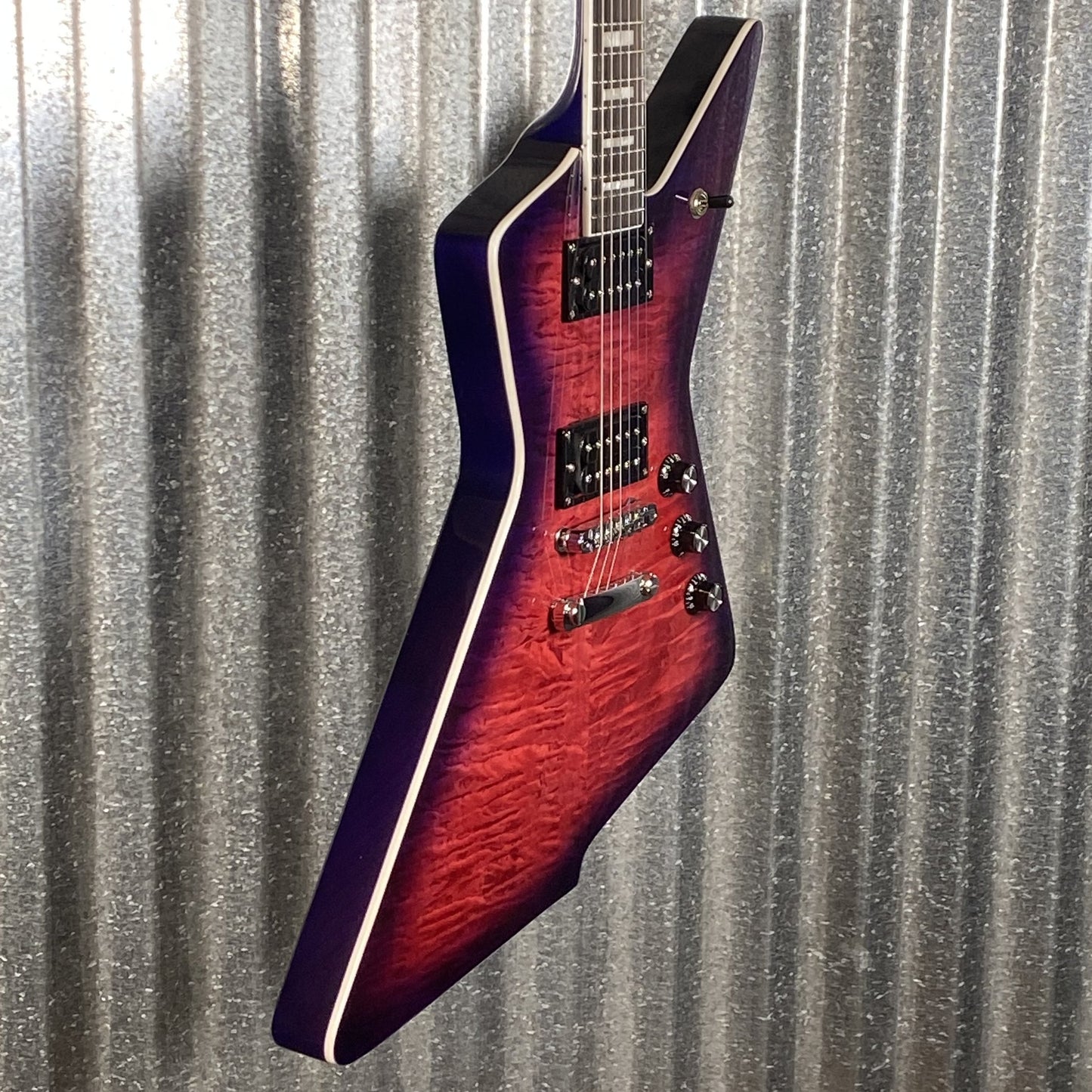 Westcreek Guitars Revenge Explorer Style Transparent Purple #0065 Used