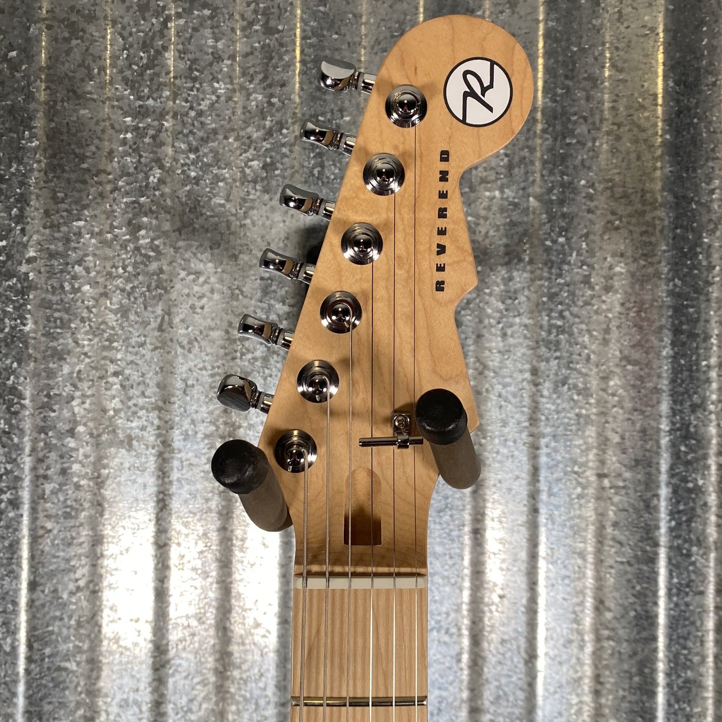 Reverend Six Gun HPP Periwinkle Burst Guitar #61658 Blem