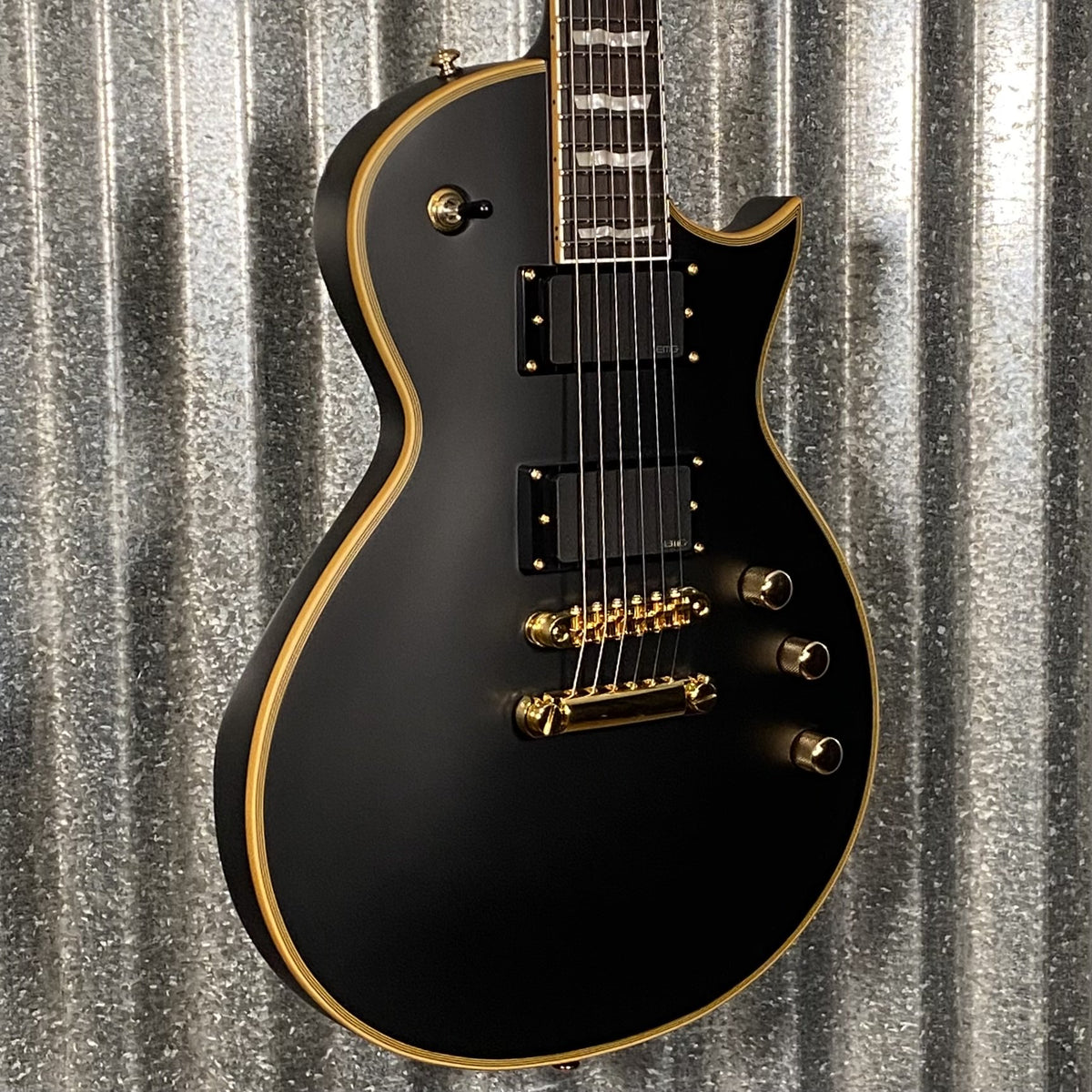 ESP LTD EC-1000 Vintage Black EMG Guitar EC1000VB #0269 Used
