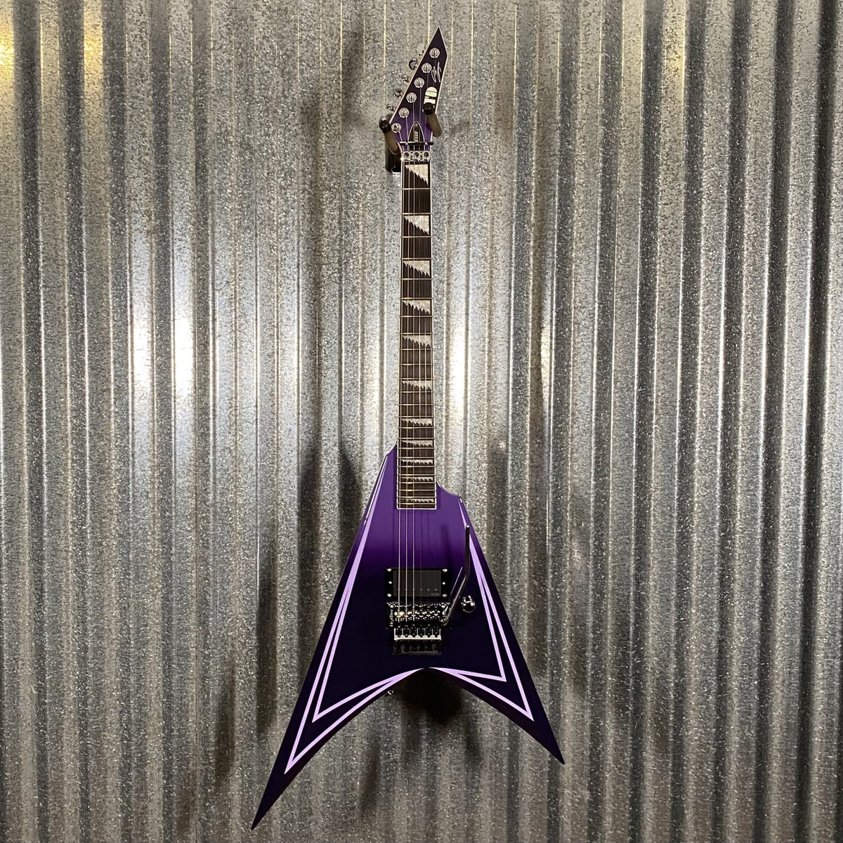 ESP LTD Alexi Laiho Hexed Sawtooth Arrow Purple Fade Satin Guitar & Case LALEXIHEXED #0190 Used
