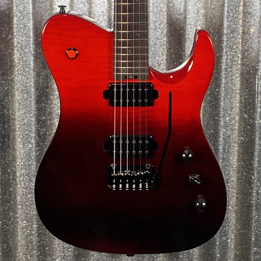 Westcreek Guitars Helyx T Style Dual Humbucker Sunset Ember Guitar #0047 Used