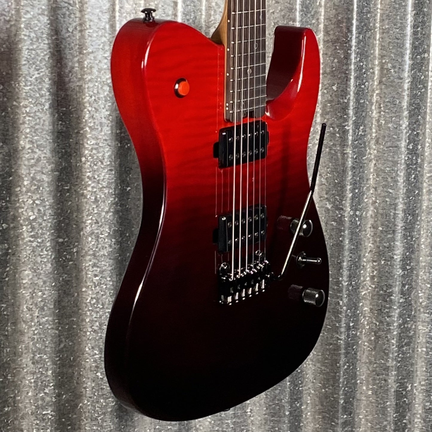 Westcreek Guitars Helyx T Style Dual Humbucker Sunset Ember Guitar #0101 Used