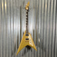 ESP LTD KH-V Kirk Hammett V Gold Sparkle EMG Guitar & Case #0961 Used