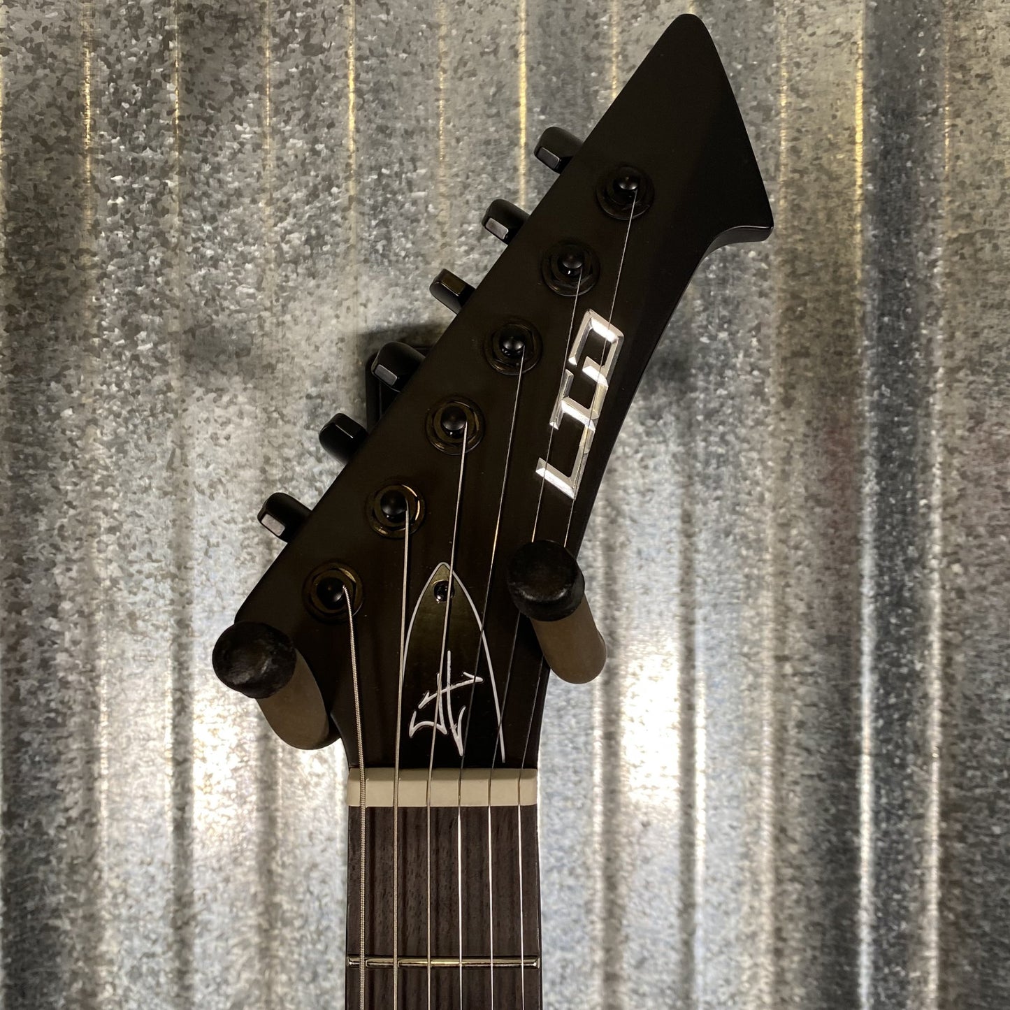 ESP LTD Snakebyte James Hetfield Black Satin Guitar & Case SNAKEBYTEBLKS #1082 Used