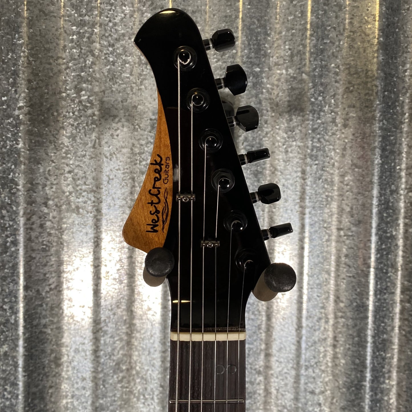 Westcreek Guitars Aetheris Superstrat Blue Tiger Guitar #0167 Used
