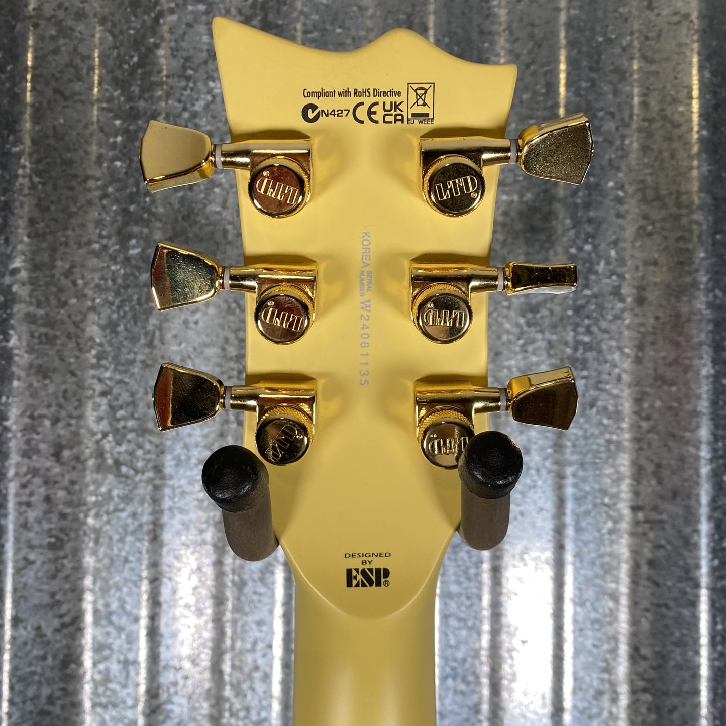 ESP LTD EC-1000TCMT Vintage Gold Satin Guitar EC1000TCTMVGS #1135 Used