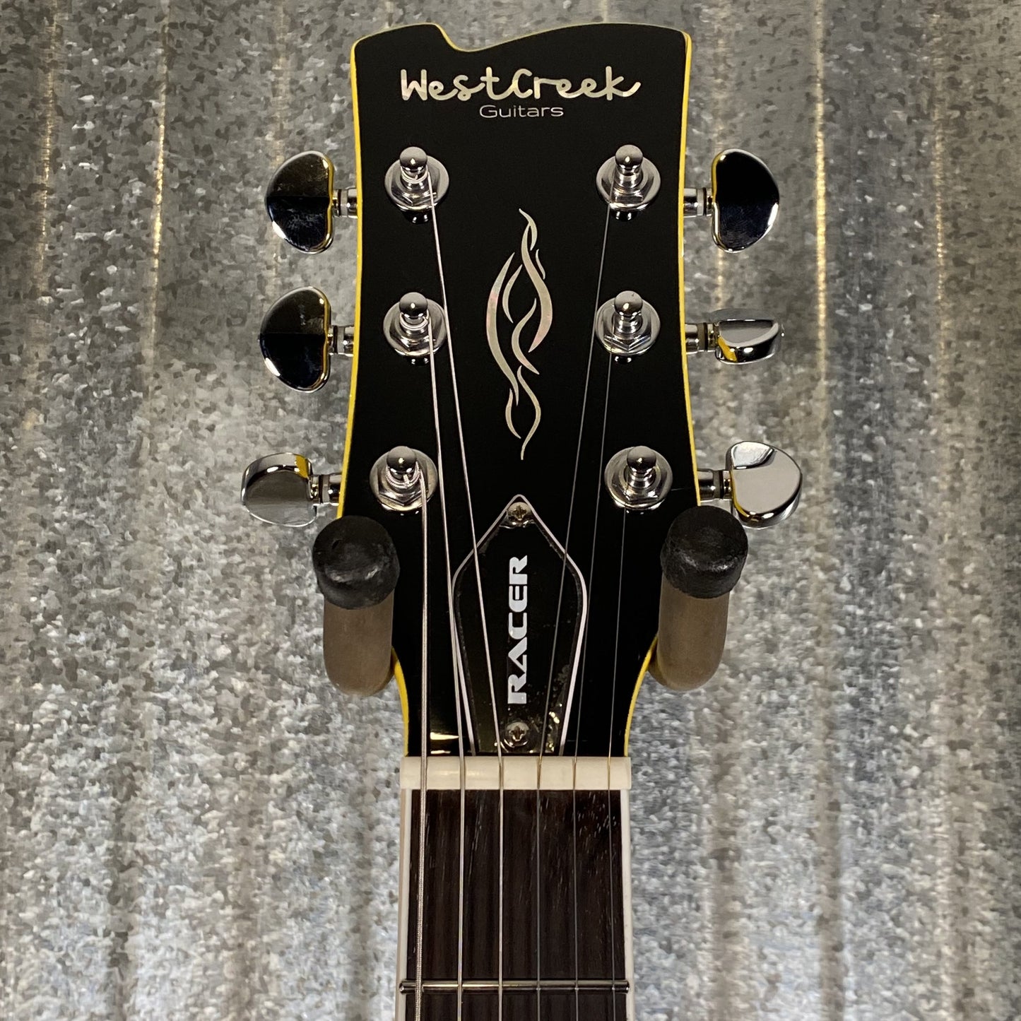 Westcreek Guitars Racer SG Offset Style Bumble-B Yellow #0035 Used
