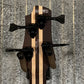 Cort Artisan A4 Ultra Ash Etched Natural Black 4 String Bass & Bag A4ULTRAENB #5020