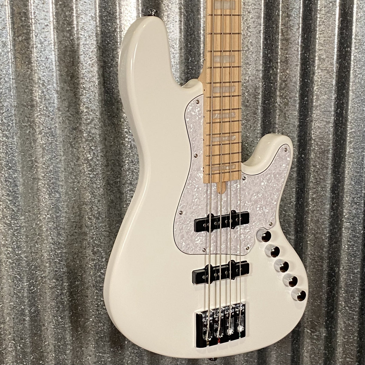 Cort Elrick NJS 4 String Bass White & Bag NJS4WHT #5138