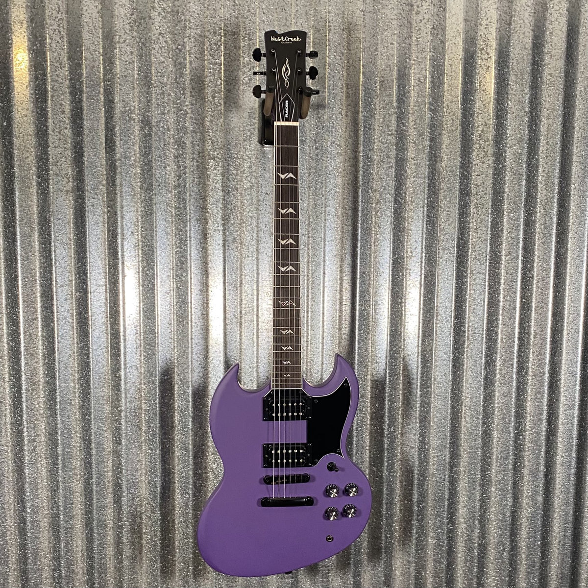 Westcreek Guitars Racer SG Offset Style Purple Matte Guitar #0053 Used