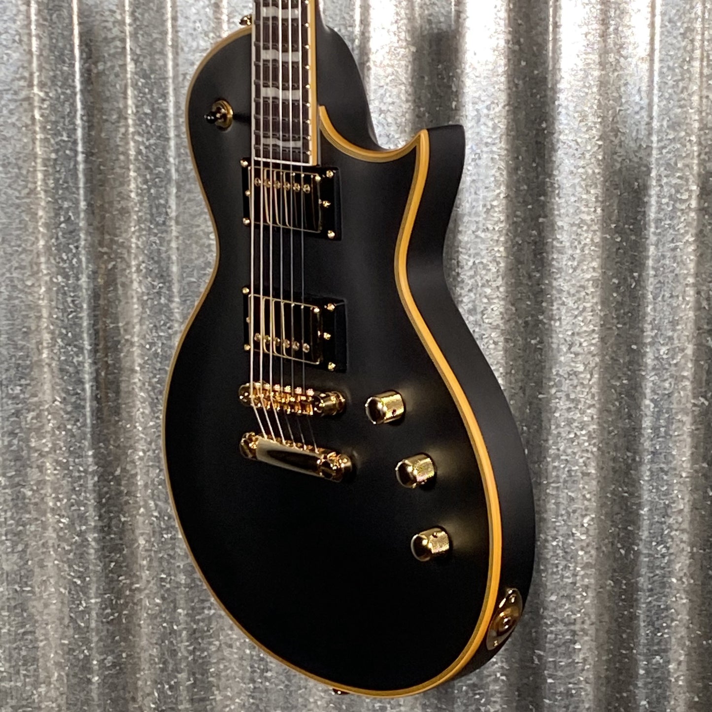 ESP LTD EC-1000 Vintage Black Seymour Duncan Guitar EC1000VBD #1559 Used