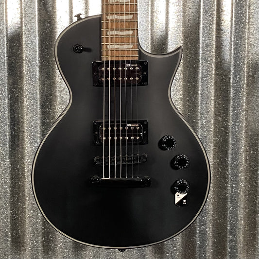 ESP LTD EC-257 7 String Black Satin Guitar & Case EC257BLKS #1038  Used