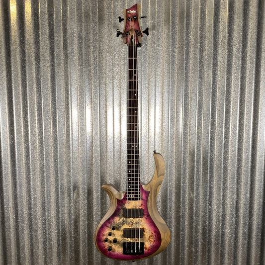 Schecter Riot 4 String Bass Aurora Burst Left Hand #3341 Used