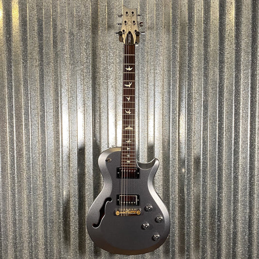 PRS Paul Reed Smith S2 Singlecut Semi Hollow Platinum Metallic Guitar & Case 2017 #6474 Used