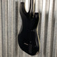 Schecter Damien Platinum 6 Flat Black Left Hand Guitar #3563 Used