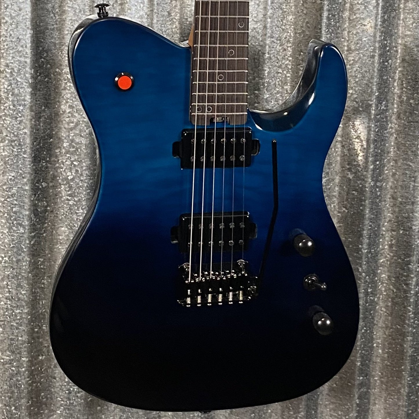 Westcreek Guitars Helyx T Style Dual Humbucker Ocean Vortex Guitar #0082