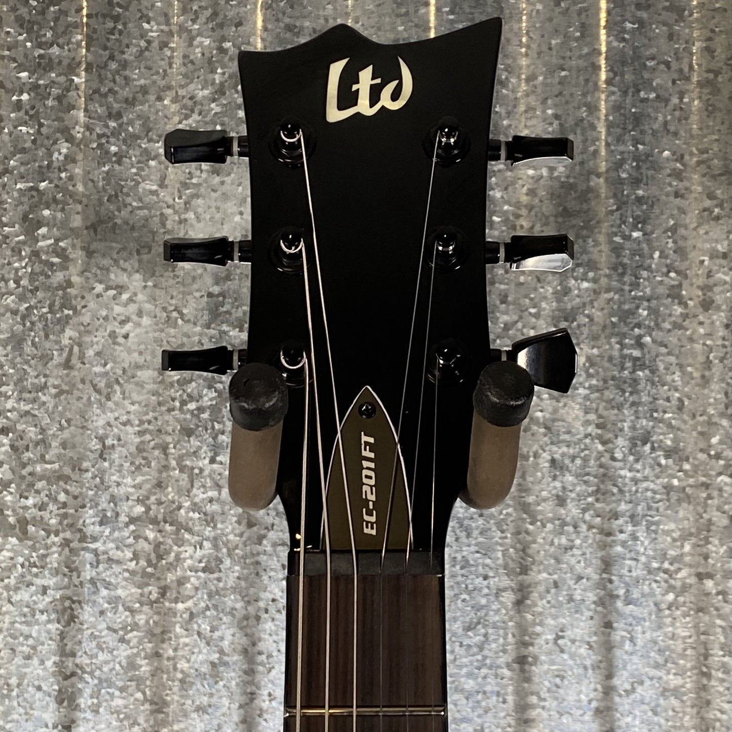 ESP LTD EC-201 Flat Top  See Thru Black Cherry Gutar EC201FTSTBC #0750 Used