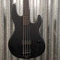 ESP LTD AP-4 Black Metal 4 String Bass AP4BKMBLKS #0591 Used