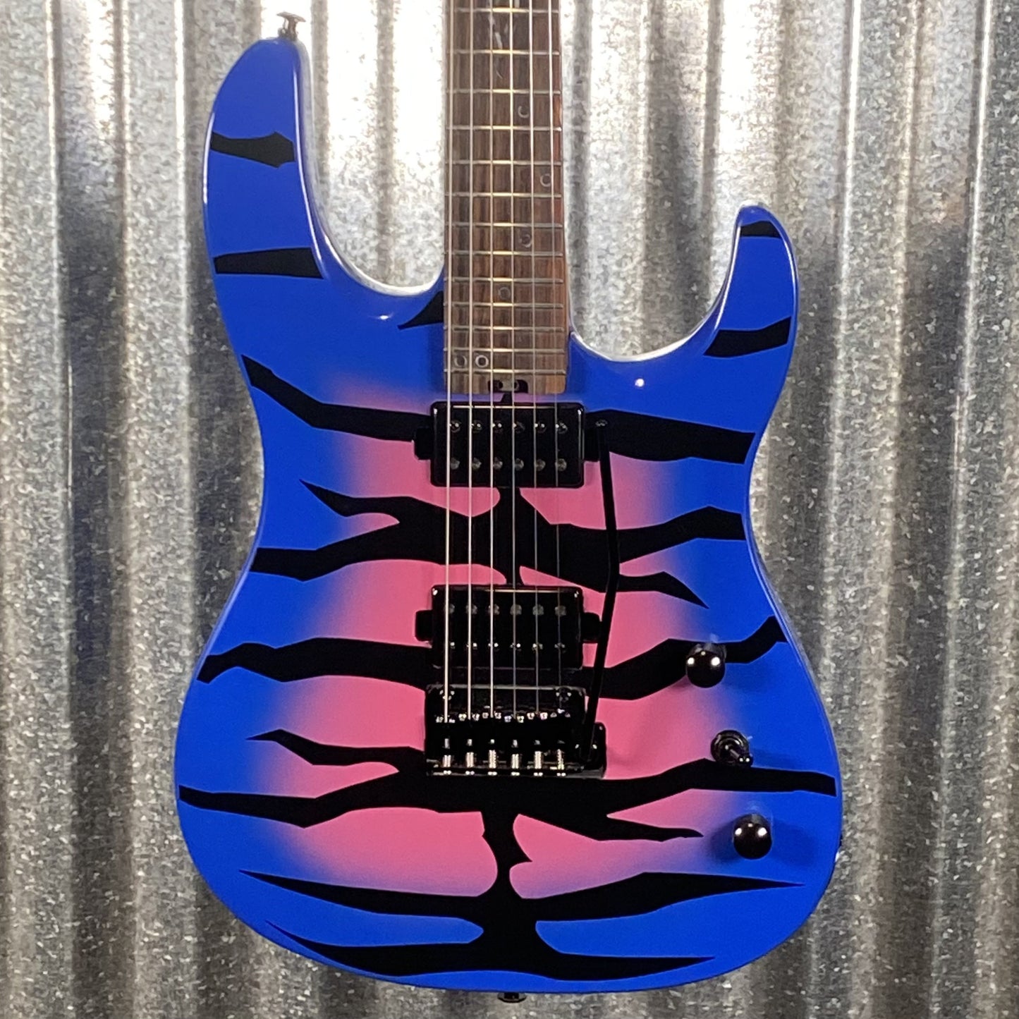 Westcreek Guitars Aetheris Superstrat Blue Tiger Guitar #0081 Used