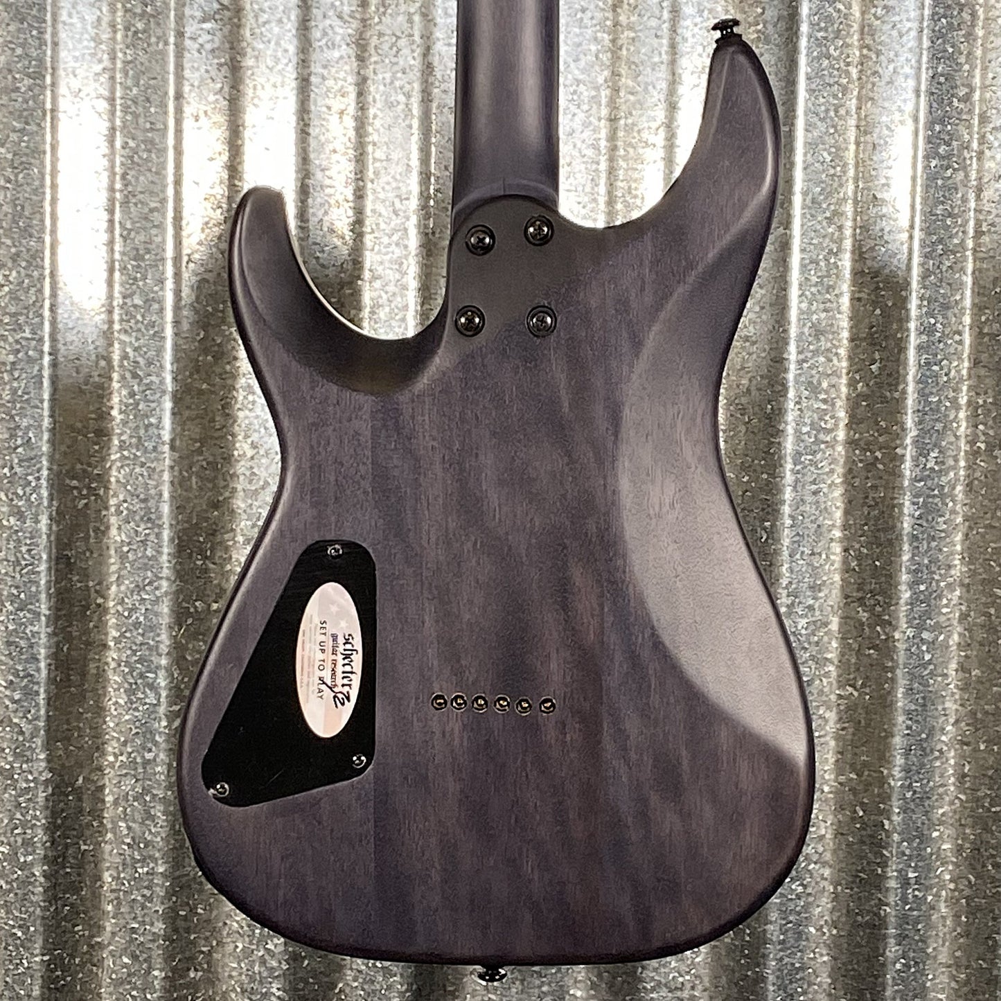 Schecter Omen Elite 6 Charcoal Guitar #0780 Used