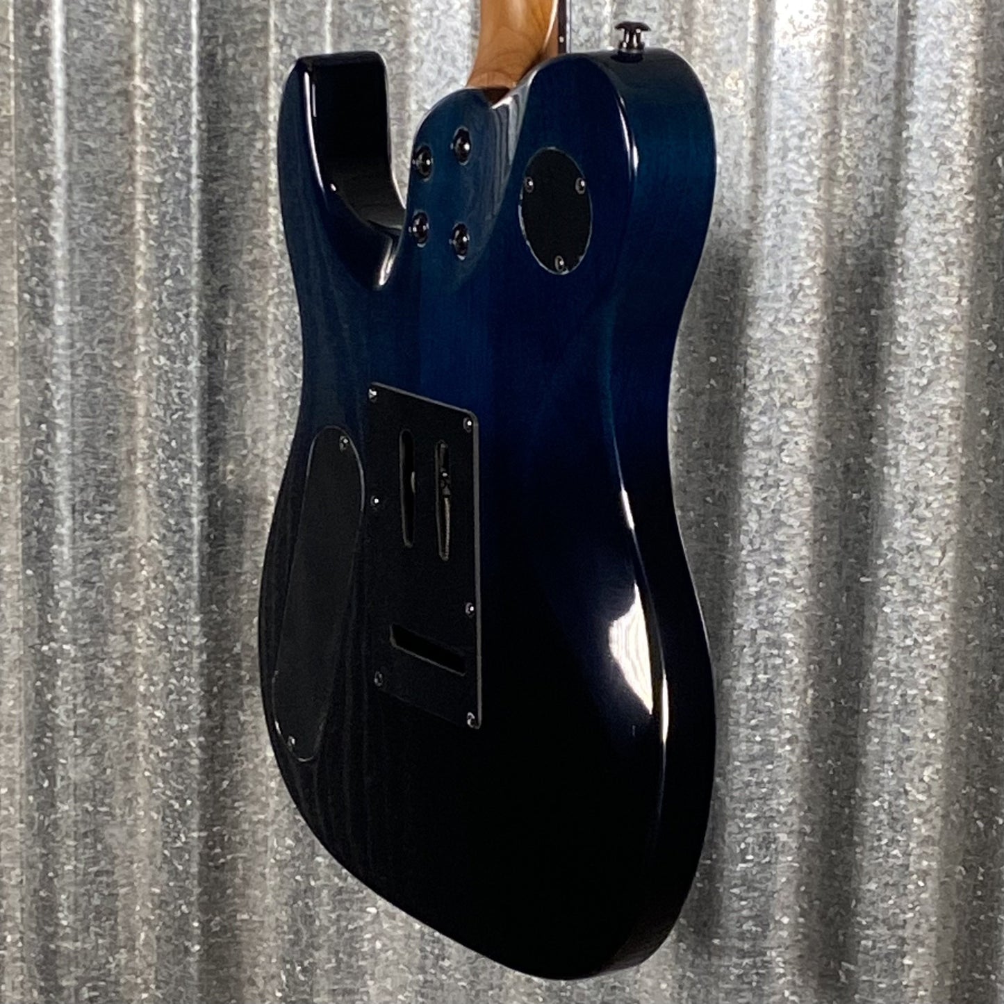 Westcreek Guitars Helyx T Style Dual Humbucker Ocean Vortex Blue Guitar #0019 Used