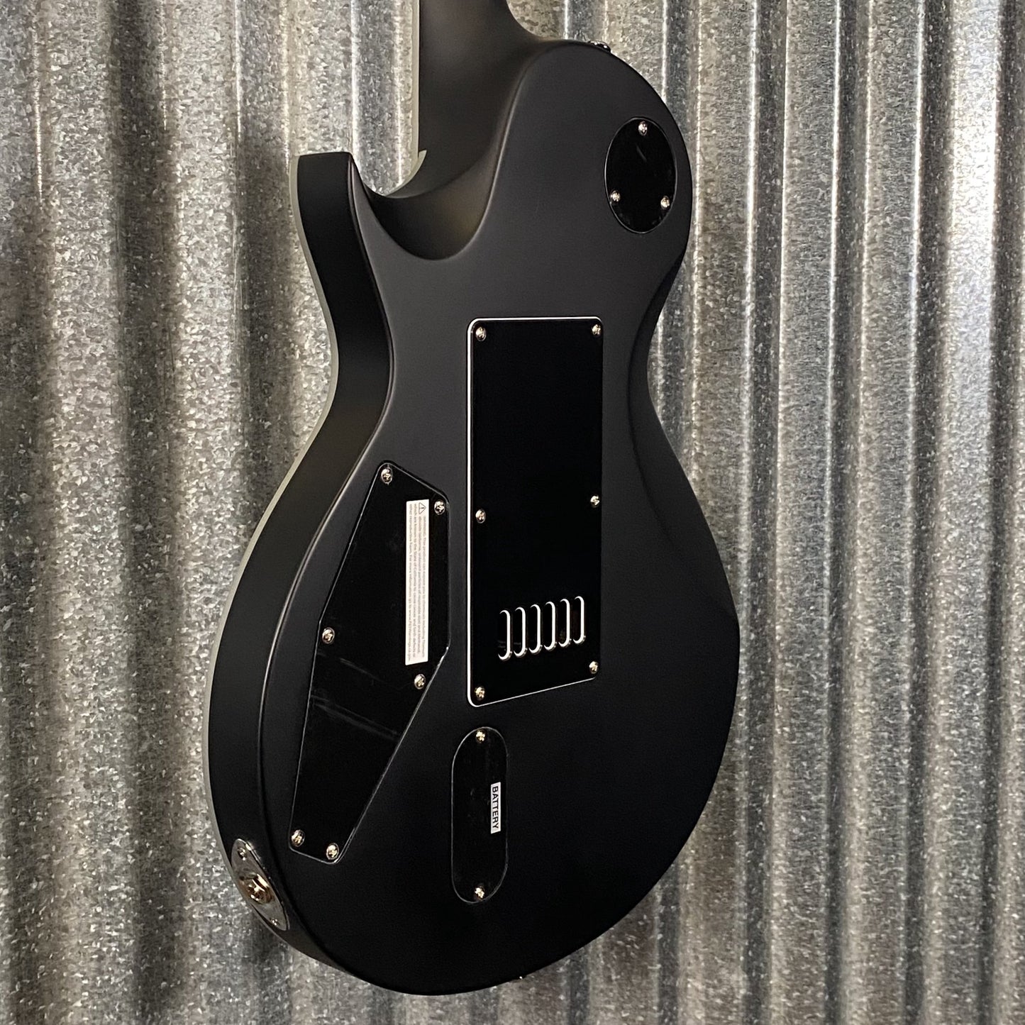 ESP LTD EC-1000 ET Evertune Bold Binding Black Guitar & Case #0622 Used