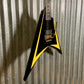 ESP LTD Alexi Laiho Arrowhead SE Black Yellow Pinstripe Guitar & Case USED #1975