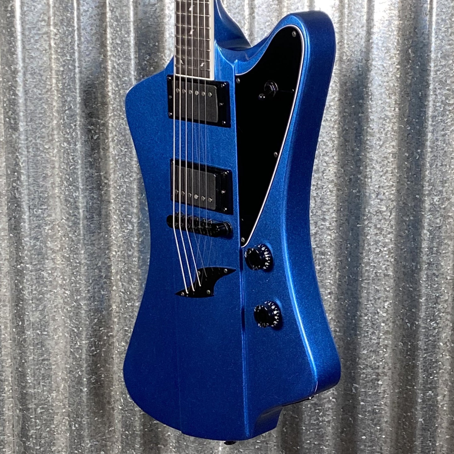 Westcreek Guitars Mirage T Bird Style Dual Humbucker Guitar Blue #0155 Used