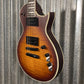 ESP LTD EC-1000T CMT Flame Top Tobacco Sunburst Satin Guitar #0156  Used