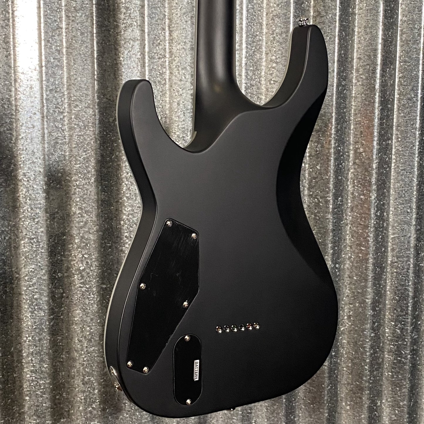 ESP LTD MH-1000NT Bold Binding Black Satin Guitar #1064 Used