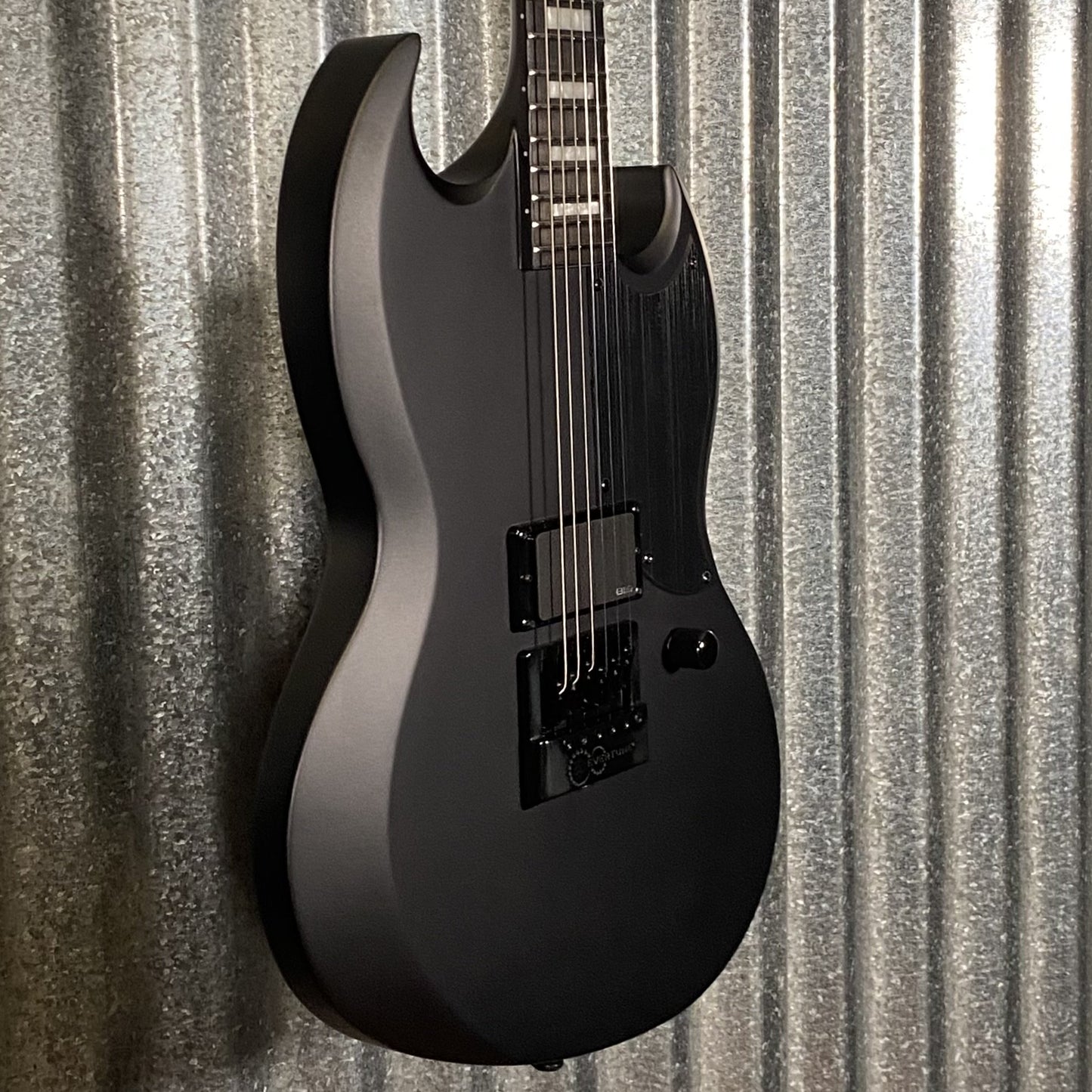 ESP LTD VIPER-1001 Evertune Charcoal Metallic Satin Guitar & Case #0429 Used